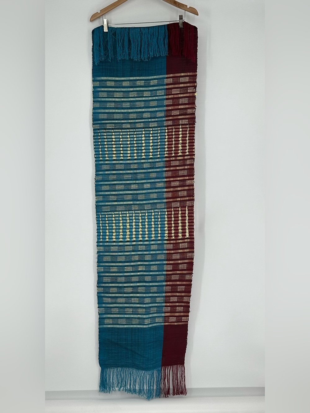 Multicolor‎ Fringed Reversible Table Runner/Wall Hanging Unbranded A5